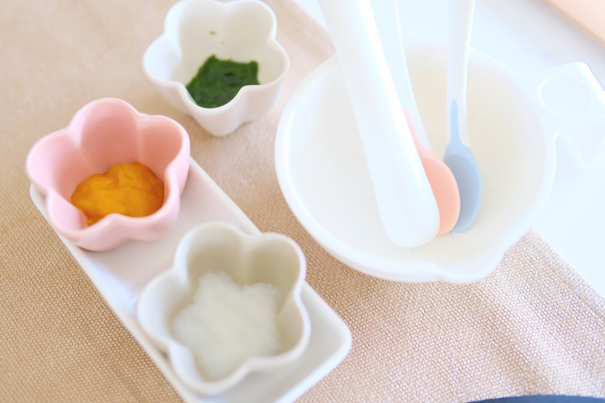 レッスンで作る離乳食の一例